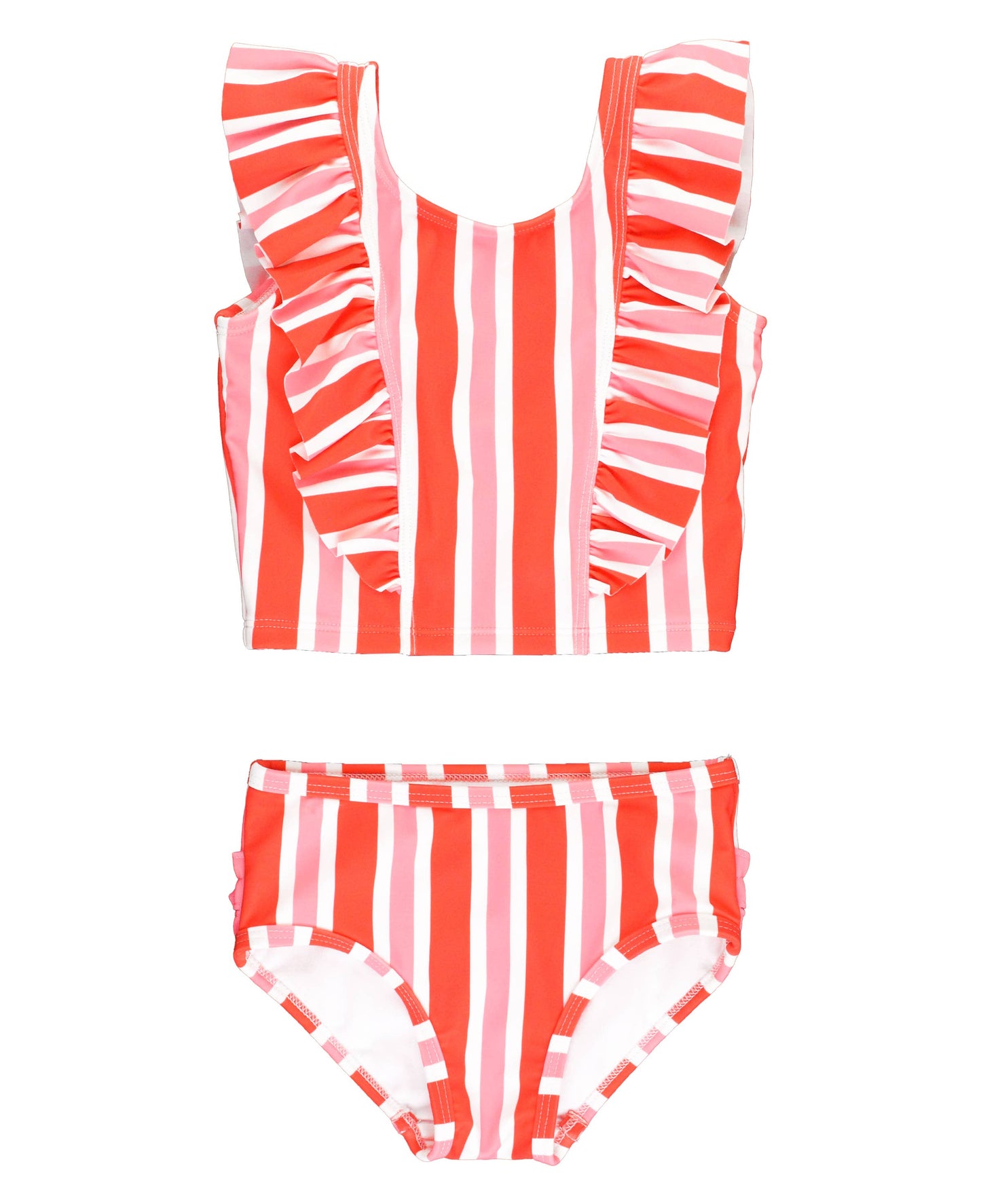 Stripe Waterfall Tankini