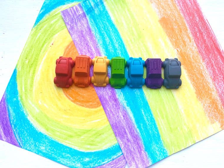 Car Crayons Gift Box