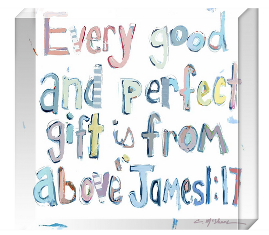 James 1:17 Acrylic Block