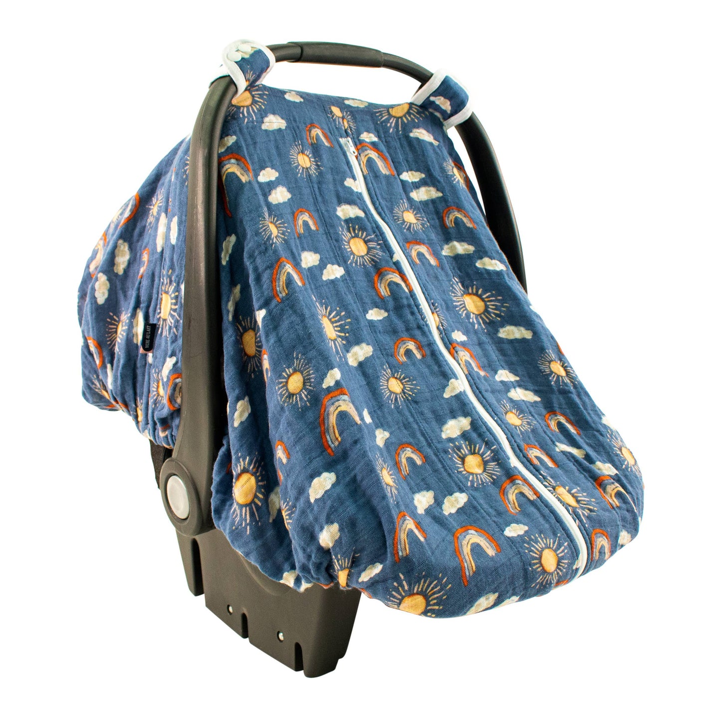Hello Sunshine Classic Muslin Car Seat Cover