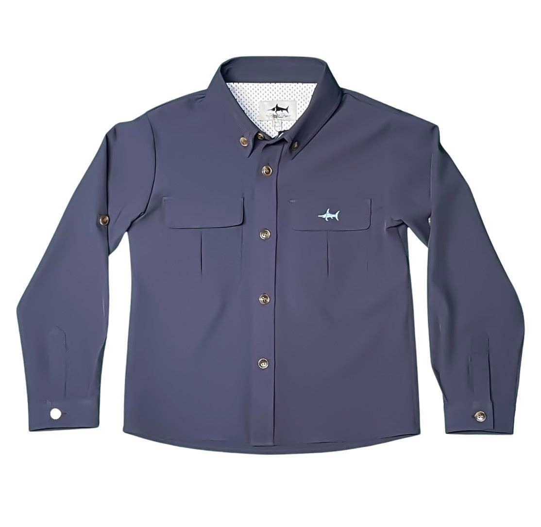 Flagler Fishing Shirt - Navy