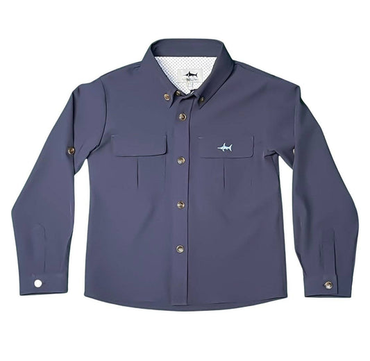 Flagler Fishing Shirt - Navy